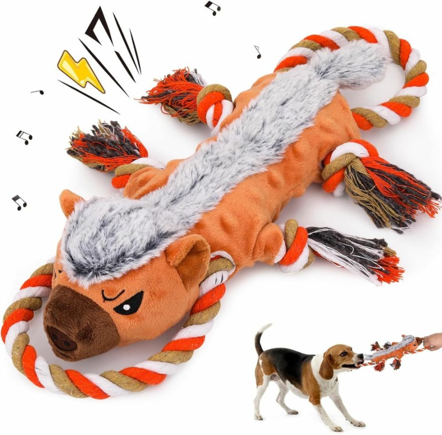 Anhozuo | Anhozuo Dog Toys/Squeaky Dog Toys/Tug Of War Dog Toy/Tough Dog Toys/Durable Dog Toys/Small Dogs Toys/Dog Chew Toys For Small,Medium,Large Dogs