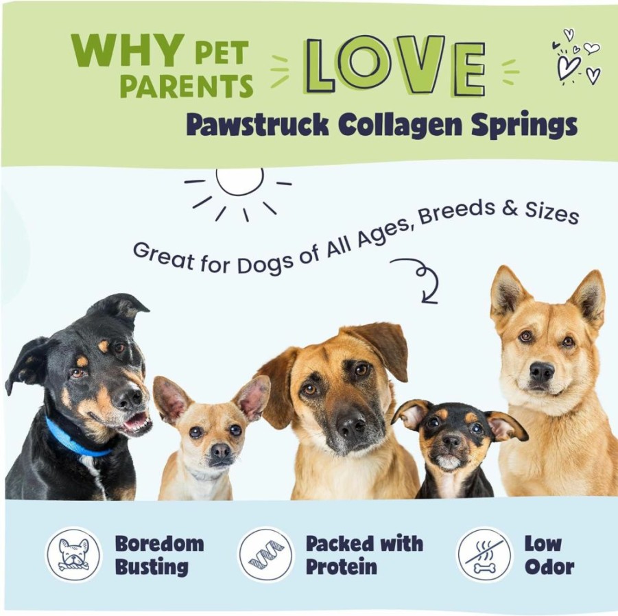 Pawstruck | Pawstruck Natural Large Collagen Stick Barbells For Dogs ...