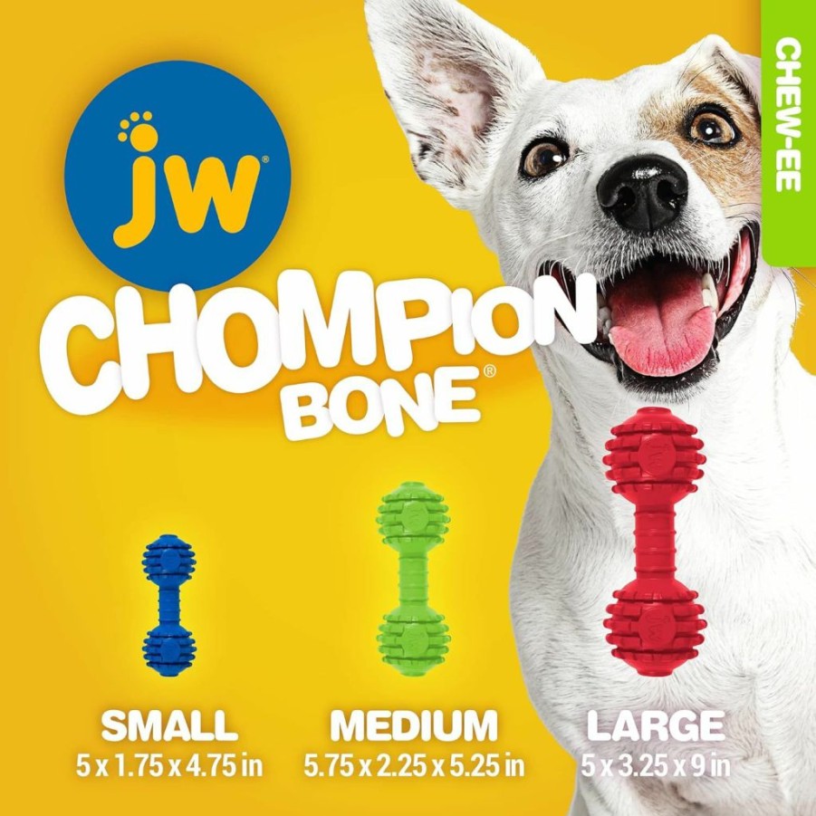 JW | Jw Pet Chompion Heavyweight Dog Chew Toy For Large Breeds, Assorted Colors