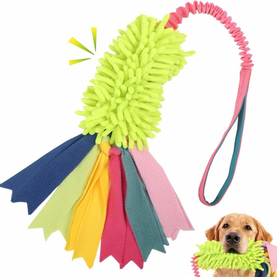 wodoca | Wodoca Dog Tug Toy,Dog Toys For Aggressive Chewers Dog Rope Toy With Strong Squeak - Easy To Grap Large Dog Chew Toy Ideal For Training For Puppy, Middle Dog Play,Hand Made