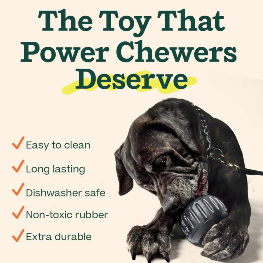 WOOF | Woof Power Chewer Pupsicle - Large 25-75 Lbs - Durable, Long-Lasting Dog Toy - Easy To Clean - Dog Toys For Aggressive Chewers